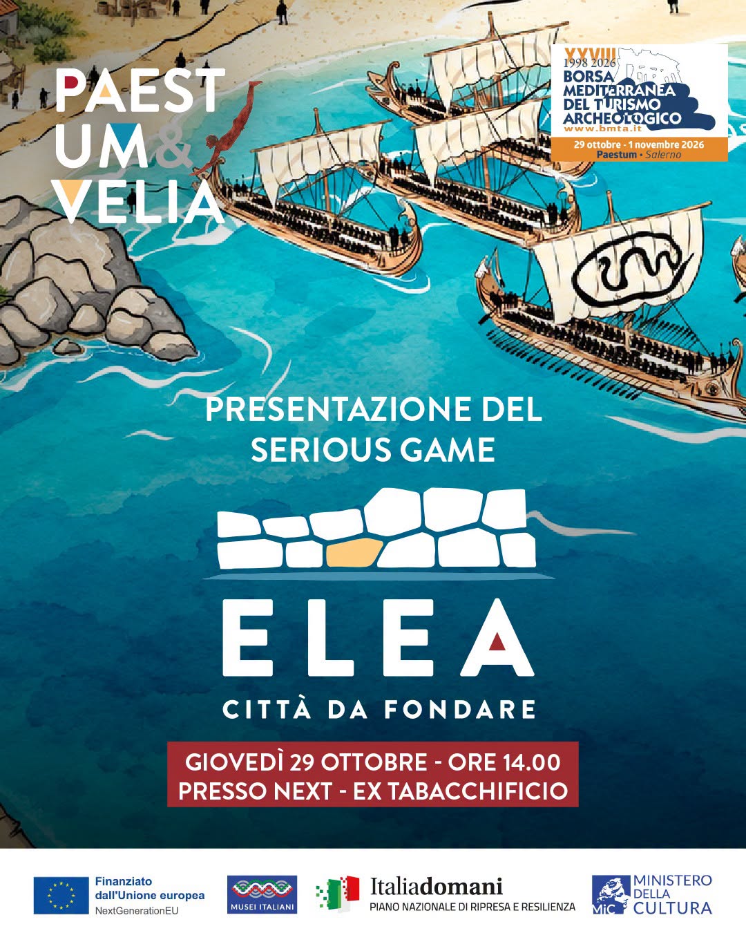 Locandina Elea. Città da fondare a Paestum 2026
