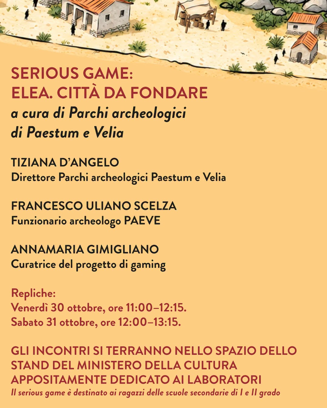 Programma di Elea. Città da fondare a Paestum 2026 a Next Capaccio Paestum
