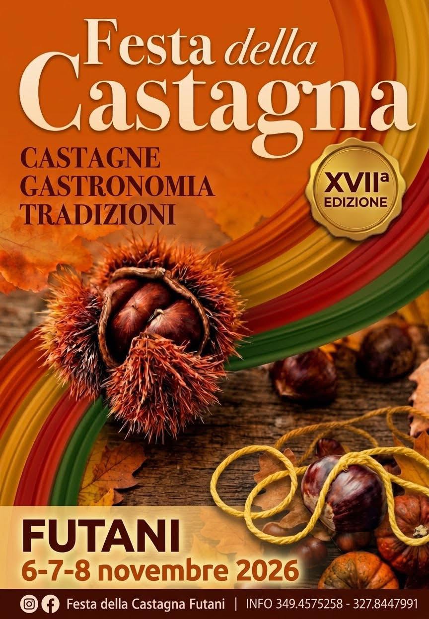 Locandina Festa della Castagna a Futani 2026