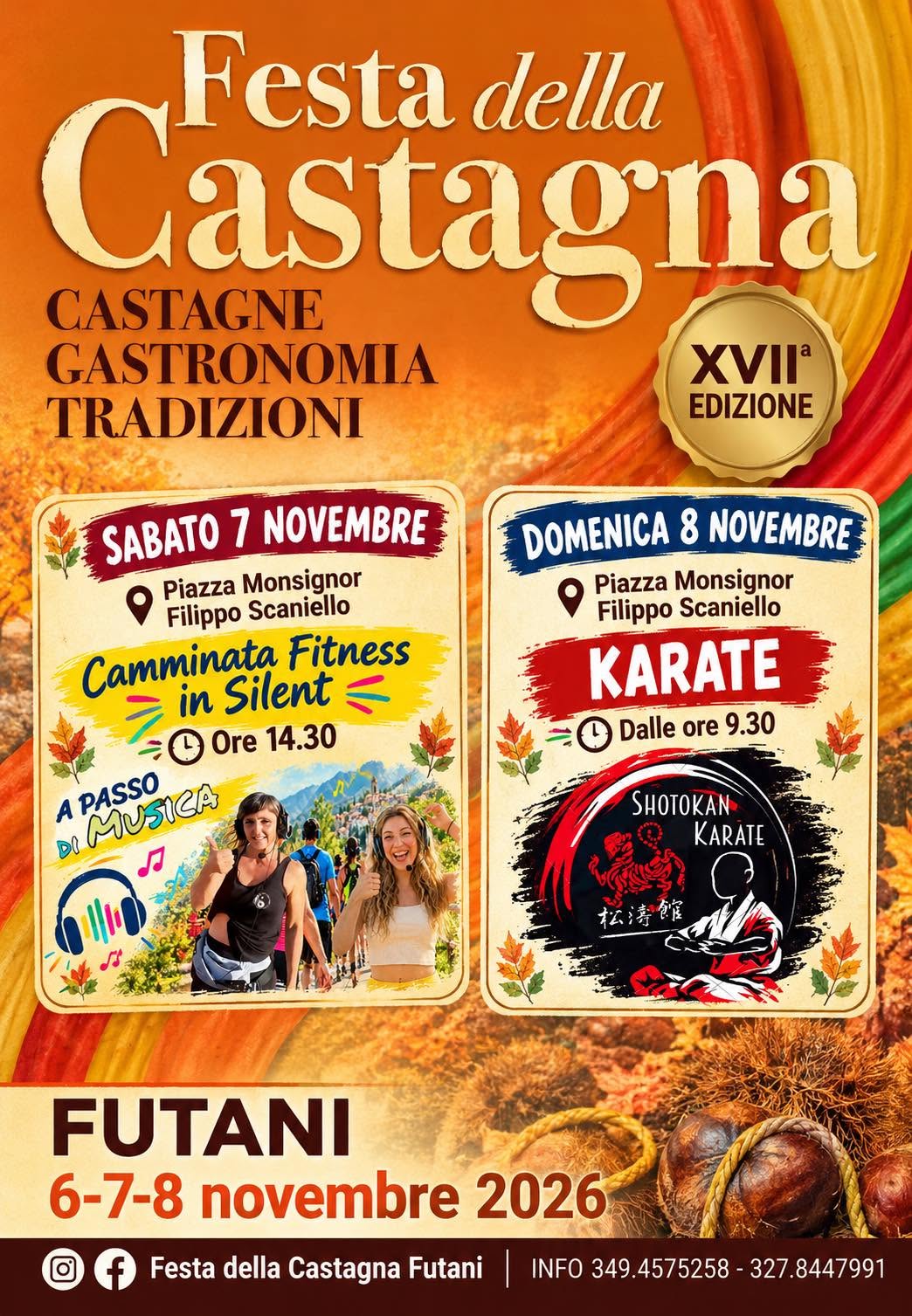 Programma di Festa della Castagna a Futani 2026 a Futani