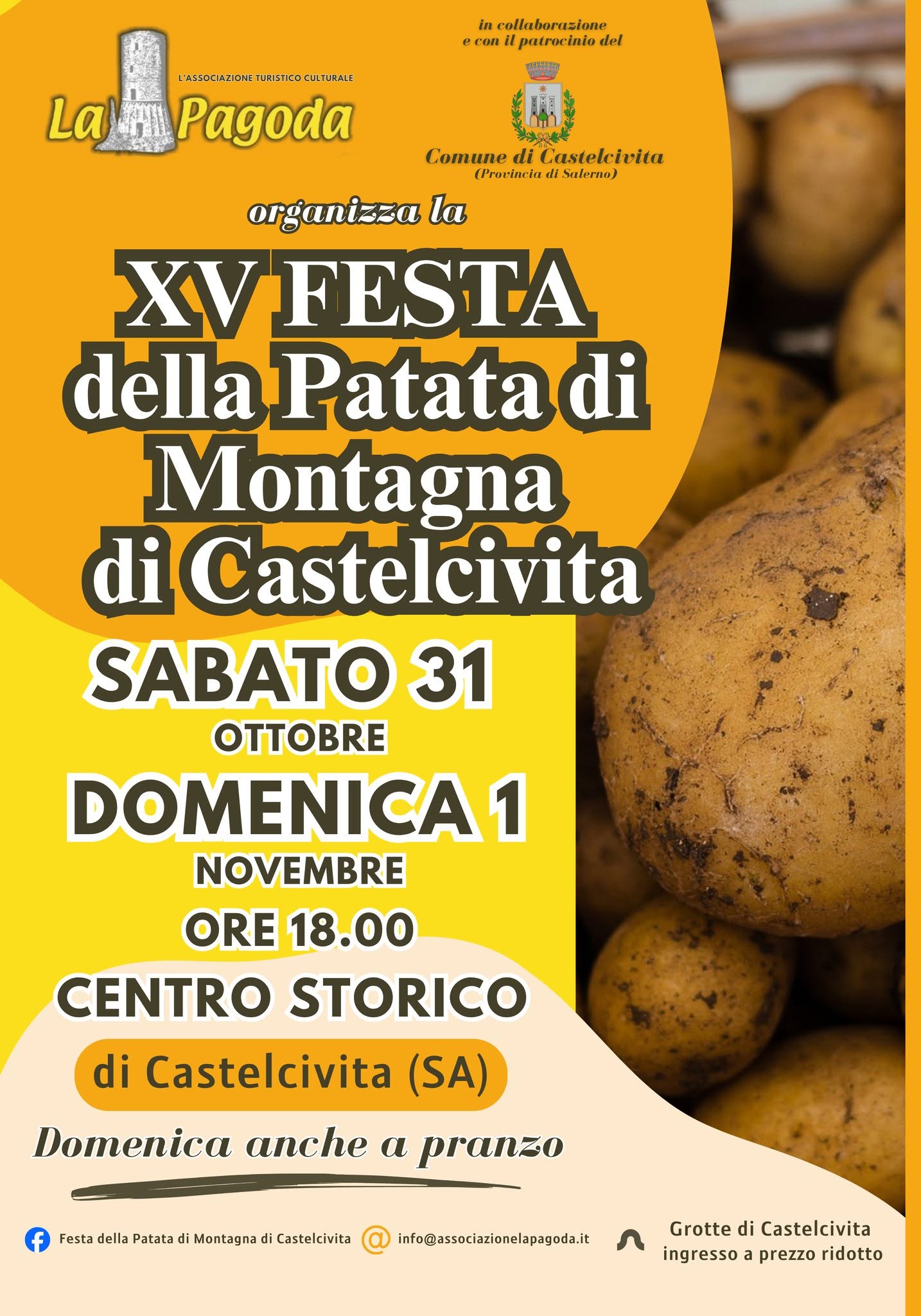 Locandina Festa della Patata di Montagna di Castelcivita 2026