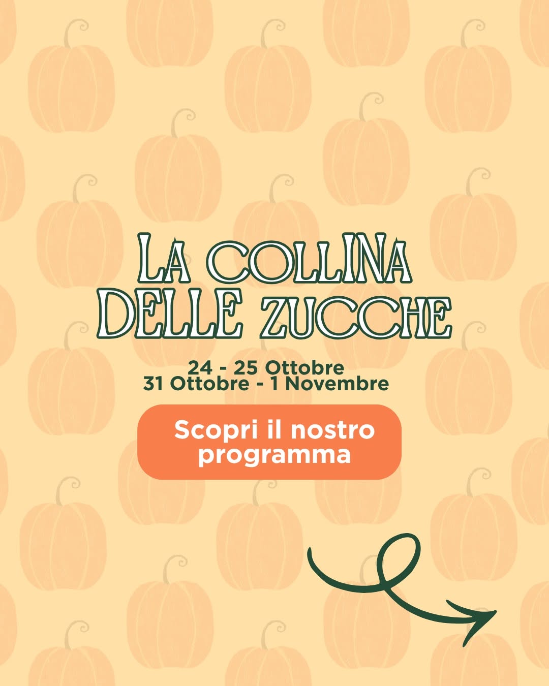 Locandina La Colina delle Zucche a Capaccio Paestum 2026