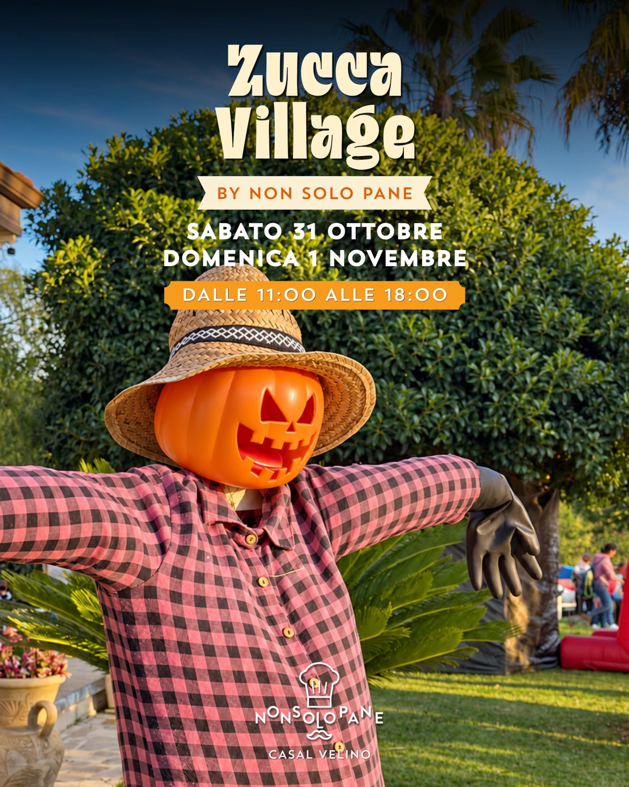 Locandina Zucca Village a Casal Velino 2026